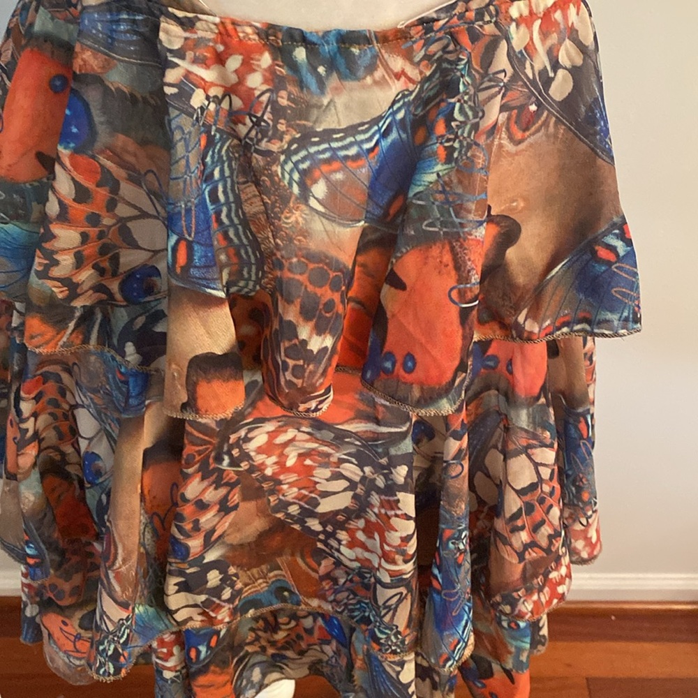 Floral Multicolor Ruffle Dress - Picture 7 of 10